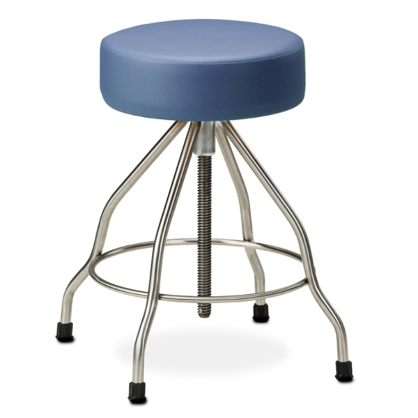 Clinton Stainless Steel Stool with Rubber Feet, GunMetal SS-2179-3GM